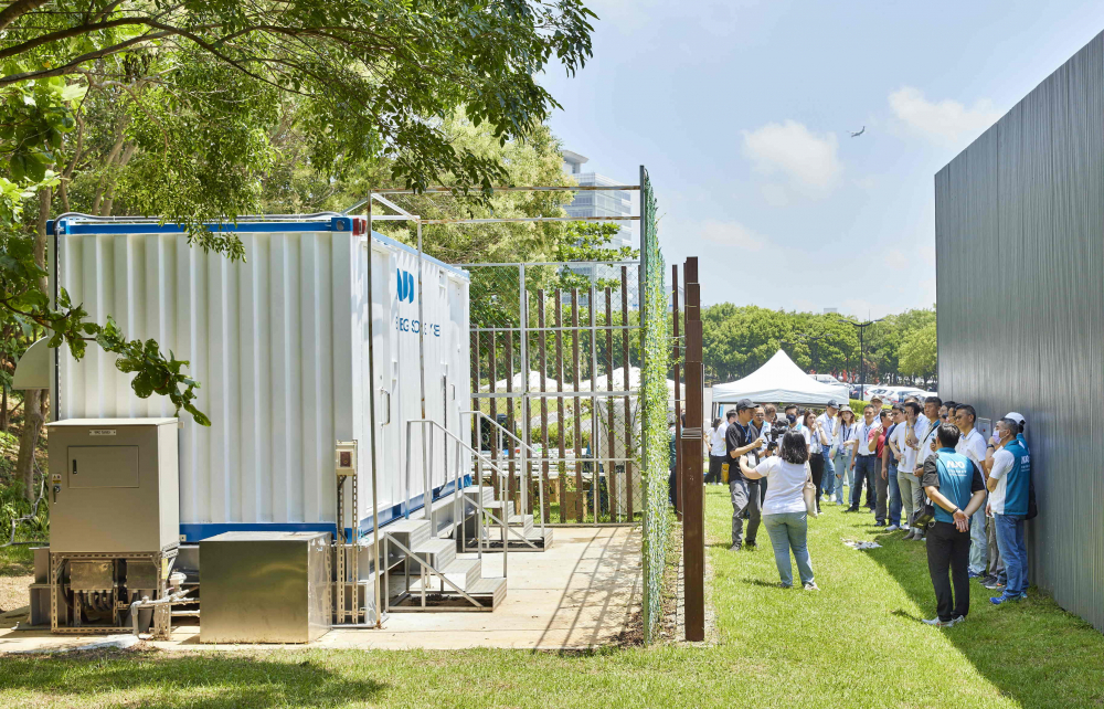 友達西大墩窯文化館建置屋頂全綠電及儲能櫃，為兼具創能儲能的永續綠能場域