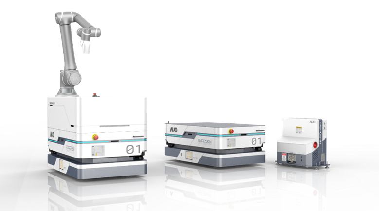 友達數位開發的自主式移動機器人（AMR250M），搭配全向輪並結合AI演算法、2D LiDAR、3D攝影機等技術，協助客戶實現產線全自動化